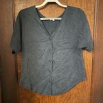 Vetta The Girlfriend Shirt in French Navy Size S Blue Photo 2