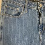 Hollister women's 30 ultra high rise mom jean pin stripe denim casual 11 juniors Photo 4