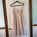 Allegra K Floral Sundress Summer Casual Spaghetti Strap Dress Pink Size L Photo 5