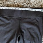 Xhilaration Cropped Lurex Leggings Pants Black Size M Photo 4