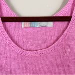 Free People  Nina Sweater Mini Dress Cotton-Linen Blend Pink Size Large Photo 2