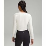 Lululemon  All It Takes Ribbed Nulu Long-Sleeve Shirt In Bone Photo 4