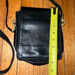 Perlina  New York Black Leather Flap Crossbody Bag Photo 2