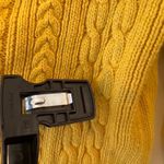 Tommy Hilfiger long sleeve cotton yellow women's knit Sweater Size M with FLAW Photo 5