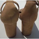 Steve Madden Declair Women’s sz 7 heels Tan Brown Leather Photo 12