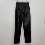 Wilfred The Melina Pant Faux Leather Straight Leg Pants 4 in Black Photo 4