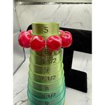 Vintage 5.5” Chunky Red Marble Bead Bracelet Photo 3