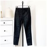 joe's jeans Joe’s Jeans The Charlie Black Snake Print High-Rise Skinny Jeans Size 27 Photo 2