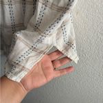 Madewell Linen Blend Lakeline Popover Shirt in Windowpane Jacquard XXS Photo 9