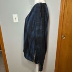 Sundry  x EVEREVE side zip blue tie dye crewneck oversized sweatshirt size 0 (wom Photo 1