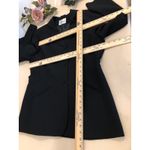 Le Suit  Women Jacket Size 12 Pockets Lapel Notch Collar 3 Buttons Closure Blue Photo 7