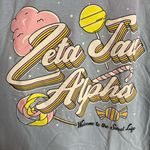 Gildan  Zeta Tau Alpha Sorority Welcome to the Sweet Life Blue Tee Size Small Photo 1