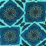 LuLaRoe  Teal Seafoam Mandala Pencil Cassie Skirt Size Small EUC #4296 Photo 1