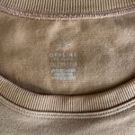 Aerie Offline Seamless Cropped Camel Workout Top Tan Short Sleeve Size XXL Photo 6