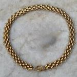 Mood Vacation Girl Necklace Gold Photo 0