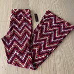 No Boundaries 🆕  Chevron Print Flared Leg Pants M🆕 Photo 4