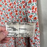 Boden USA Boden Womens Ditzy Floral Print V Neck Linen Long Sleeve Dress 14L Photo 10