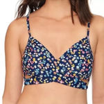 Vera Bradley  Reversible Bikini top - floral and‎ stripes size Small Photo 0