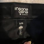 Leather Jeans Pants Black Size 25 Photo 2