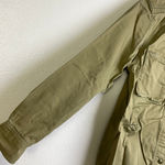 Vtg L'Esquimau International Womens Shirt 40 Khaki French Safari Hunting Snap Brown Photo 4