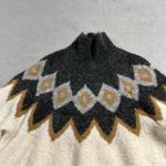 Abercrombie & Fitch  Mock Neck Fairisle Fluffy Sweater XS GUC Photo 4