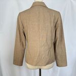 Pendleton Vintage  Blazer 100% Virgin Wool Career Jacket Tan Womens Petite 8‎ Photo 1