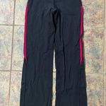 Adidas  leggings sweatpants | black & hot pink size small Photo 3