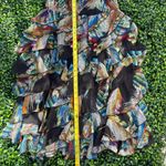 Coco Bianco  Asymmetrical Skirt with Multicolor Layers Photo 2