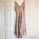 Badgley Mischka Belle Ava Embellished Sequin Lace High Low Dress Photo 6