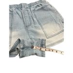 O'Neill NWOT SONNET PATCH POCKET DENIM SHORTS IN LIGHT INDIGO BLEACH SZ L Photo 6