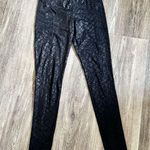 INC International Concepts snakeskin print black leggings Photo 1