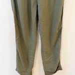 Treasure & Bond Nordstrom Paperbag Ankle Fit Pants Size 8 Olive Green NEW Chino Photo 9
