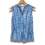 Style & Co . Sleeveless Button-down Shirt NWT P/S Photo 2