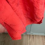 Sigrid Olsen  Coral Linen High Neck Sleeveless Dress XS Capsule Resort Wear Photo 4