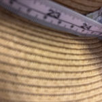 Furtalk paper straw Tan Hat with Brown Band new no tags Photo 5