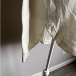 Chelsea28 Cream Pima Cotton Cashmere Lightweight Turtleneck Sweater Womens M Photo 3