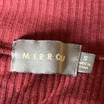 Mirrou Women’s Burgundy Short Sleeve Dress Red Photo 2