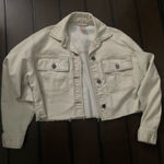 No Boundaries  Cropped Jean Jacket White Photo 0