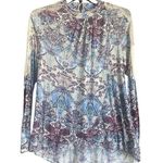 Free People FAB! Nouveau Tulip Front Top Boho Lace Detail in Multi Size Large Photo 0