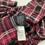 Torrid  size 2 Fit&Flare Plaid Red Dress Button Front Roll Tab Sleeve/Long sleeve Photo 5