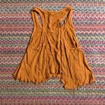 Forever 21 BURNT ORANGE ASYMMETRICAL BASIC TANK TOP Photo 2