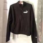 Puma pull over cropped sweatshirt, women size large Photo 0