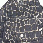Baggallini Metro Black & Tan Giraffe Print Convertible Backpack Daypack Bag Photo 9