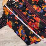 Chico's mixed media art to wear floral abstract funky blouse Photo 3