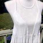 Free People  Mesh Plunge Peplum Tank Photo 2