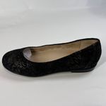 SAS Women's 9.5M Lace Ballet Flats Black Metallic Floral Comfort Shoes USA Made Size 9.5 Photo 6