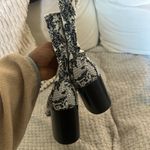 Steve Madden textured snake skin boots Photo 2