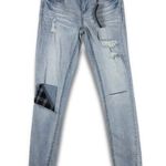 Dollhouse Light Wash Distressed Skinny Jeans NWT 28 Photo 0