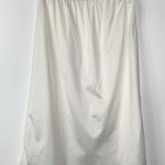 Vintage Lace Trim Silky Slip Skirt Ivory S Photo 0