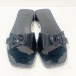 Veronica Beard  Size 10 Black Davina Buckle Jelly Platform Slide Sandals Photo 1
